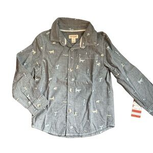 Cat and Jack Button Up